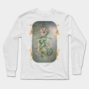 Persephone Eternal Love: Gothic Watercolor skeleton. Snake, Pomegranate Long Sleeve T-Shirt